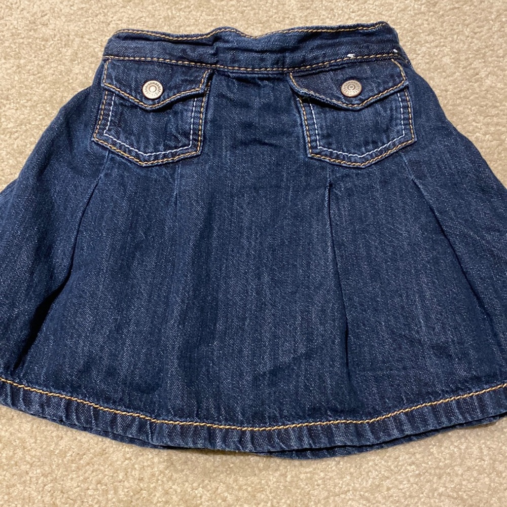 Denim Gymboree Skirt with Built in Undershorts size 6 Adjustable waist